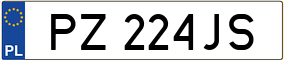 Truck License Plate
